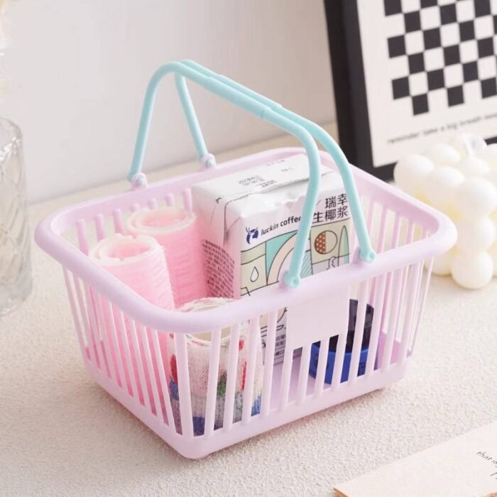 (ON SALES) CUTE MINI LAUNDRY/TOILETRIES BASKET Souvenir
You can keep your makeup,makeup kit,skin care product,perfect for office space,kitchen and bathroom 
Also perfect for aesthetics 
PERFECT FOR SOUVENIR - Image 6