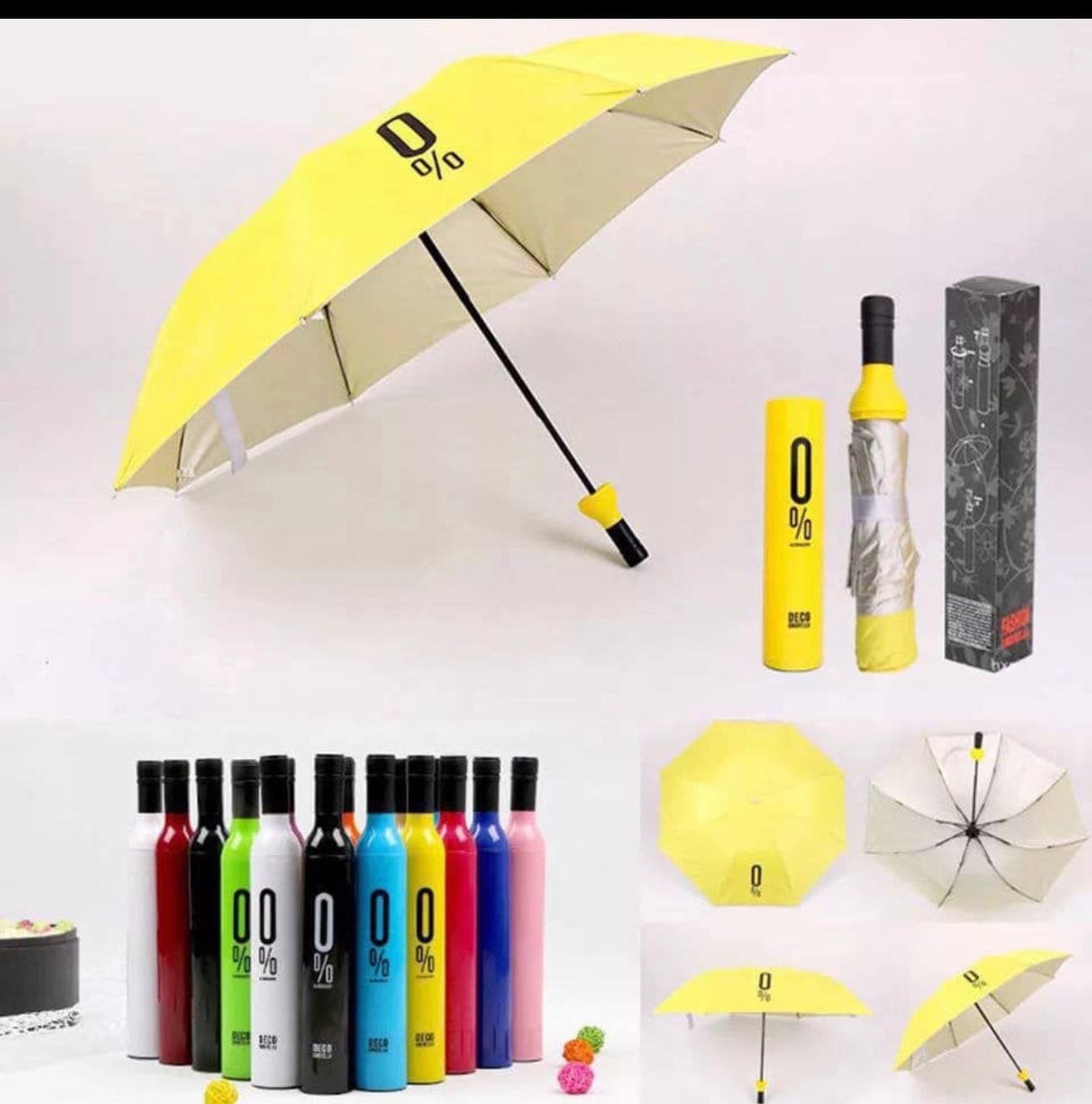 img_1260-2 FOLDABLE BOTTLE SHAPE UMBRELLA WITH COLOR BOX
Comes in different colors - Image 1