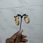 QUALITY YTJX NON TARNISH STEEL FASHION EARRING DESIGN 6
