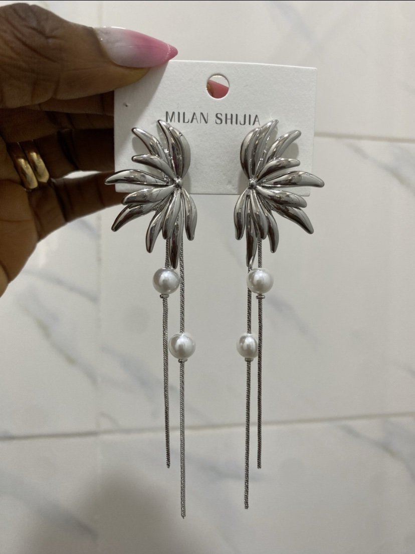 img_3664 QUALITY MILAN SHIJIA FASHION STATEMENT EARRING DESIGN 26 - Image 1