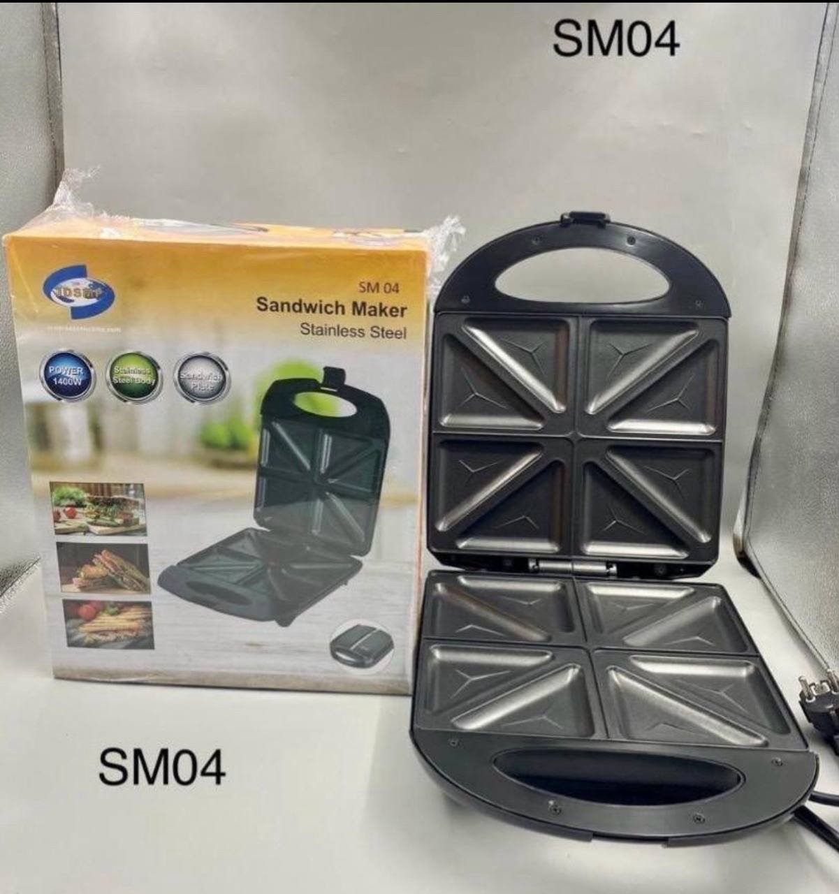 img_7097 4 FACE JDSMP SANDWICH/BREAD TOASTER OR TOAST BREAD MACHINE - Image 1