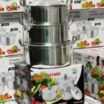3PC HOFFNER ALUMINUM POT SET SIZE 22,24&26CM(3014)