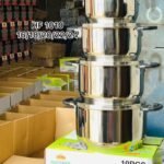HOFFNER 1010ST QUALITY STAINLESS COOKWARE SET SIZE 16,18,20,22,24CM