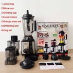 OUR OGBONGE 6IN1 5042 BARDEFU 9525 COPPER ENGINE 

9500WATT MULTIFUNCTIONAL BARDEFU DOUBLE CUP BLENDER - COMES WITH 9525 ENGINE MOTOR(Strongest Blender Motor) 
(3LTR LIQUID JAR CUP,CHOPPER + 1LTR DRY STUFFS CUP AND ACCES)