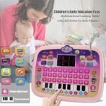 EDUCATIONAL KIDS LEARNING IPAD WITH DISPLAY SCREEN AND LED LIGHT

You can’t download app,connect to Bluetooth,Doesn’t use memory card)
ITS A BATTERY ENABLED LEARNING DEVICE - Image 2