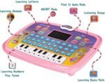 EDUCATIONAL KIDS LEARNING IPAD WITH DISPLAY SCREEN AND LED LIGHT

You can’t download app,connect to Bluetooth,Doesn’t use memory card)
ITS A BATTERY ENABLED LEARNING DEVICE - Image 3