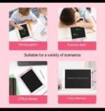 (ON SALES) LCD QUALITY KIDS ERASABLE WRITING BOARD/PAD/TABLET

Ideal for kids developing there writing ,Art painting and concentration skills - Image 5