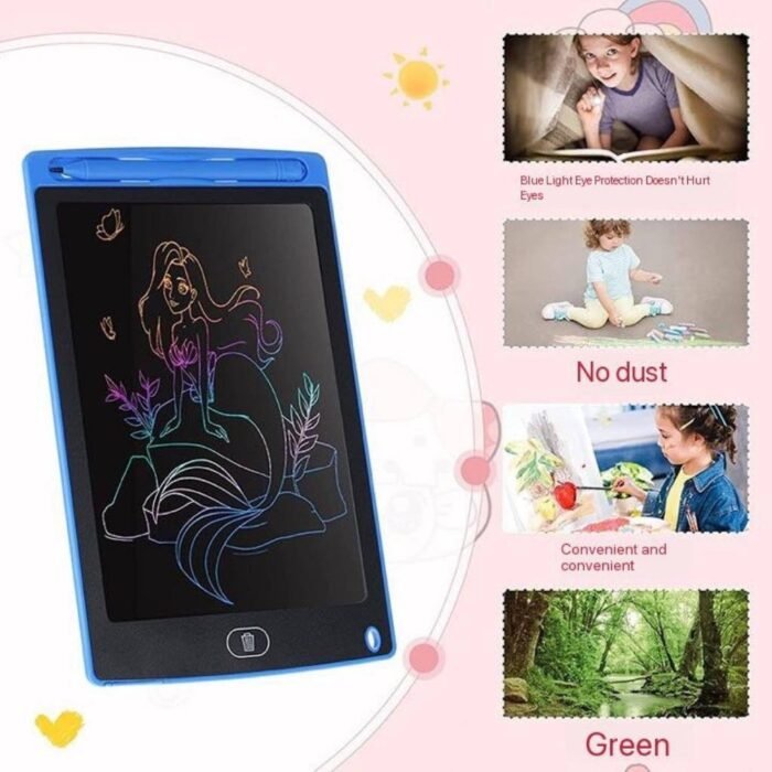 (ON SALES) LCD QUALITY KIDS ERASABLE WRITING BOARD/PAD/TABLET

Ideal for kids developing there writing ,Art painting and concentration skills - Image 6