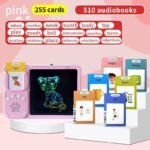 2IN1 WRITING BOARD AND EARLY LEARNING EDUCATIONAL CARD READER DEVICE WITH 255 CARDS 510 AUDIOBOOKS,ALSO SING KIDDIES LULLABY - Image 2