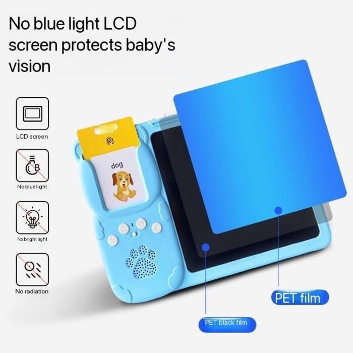 2IN1 WRITING BOARD AND EARLY LEARNING EDUCATIONAL CARD READER DEVICE WITH 255 CARDS 510 AUDIOBOOKS,ALSO SING KIDDIES LULLABY - Image 3