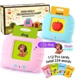112PC CARD 224 WORDS KIDS LEARNING EDUCATIONAL DEVICE CAT DESIGN 1 (100mah battery)