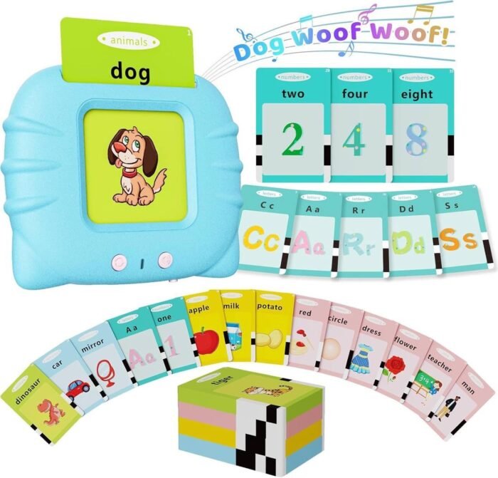 112PC CARD 224 WORDS KIDS LEARNING EDUCATIONAL DEVICE CAT DESIGN 1 (100mah battery) - Image 7