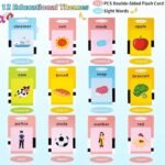 112PC CARD 224 WORDS KIDS LEARNING EDUCATIONAL DEVICE CAT DESIGN 1 (100mah battery) - Image 8