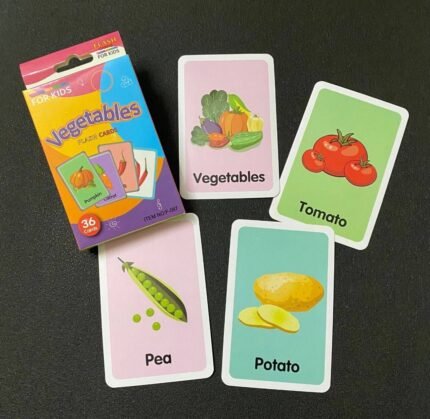 VEGETABLES: KIDS LEARNING FLASH CARDS(36PC CARDS)