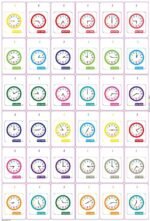 TELLING TIME: KIDS LEARNING FLASH CARDS(36PC CARDS) - Image 2