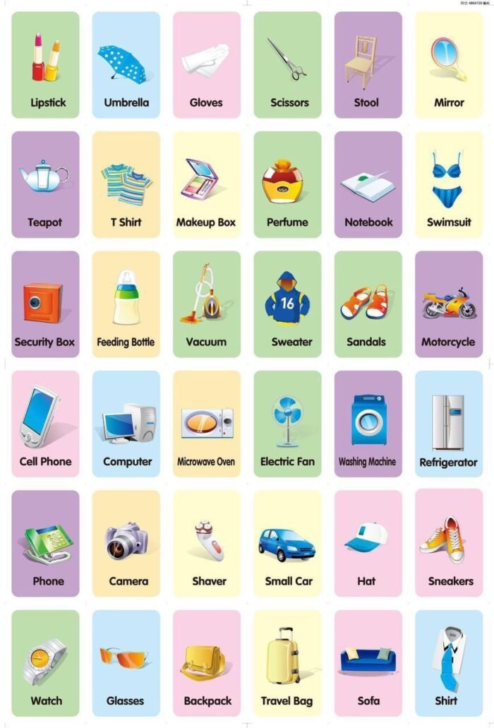 DAILY NECESSITY: KIDS LEARNING FLASH CARDS(36PC CARDS) - Image 2