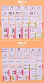 ADD&SUBTRACT,NUMBERING(MATHEMATICS): KIDS LEARNING FLASH CARDS (36PC)WITH ERASABLE PEN - Image 2