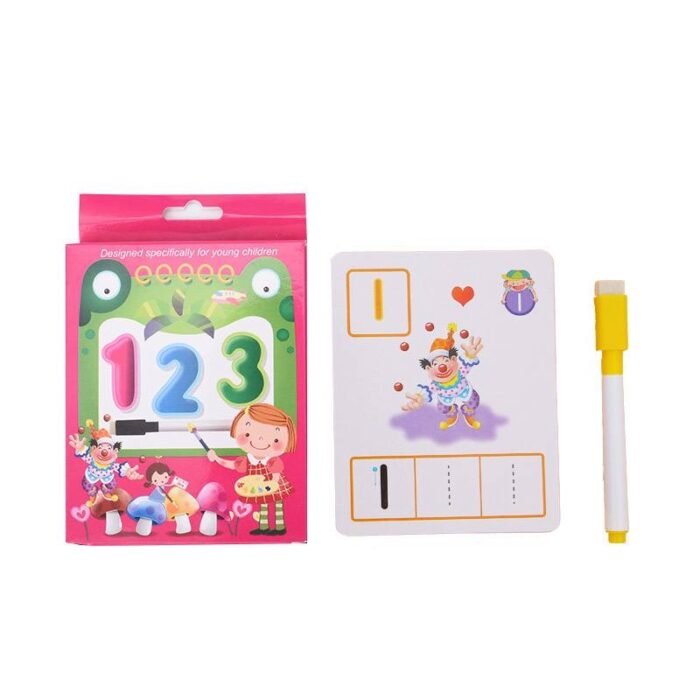 ALPHABET AND NUMBERS TRACING AND OBJECT IDENTIFICATION FLASH CARDS WITH ERASABLE PEN
ORDER - Image 2