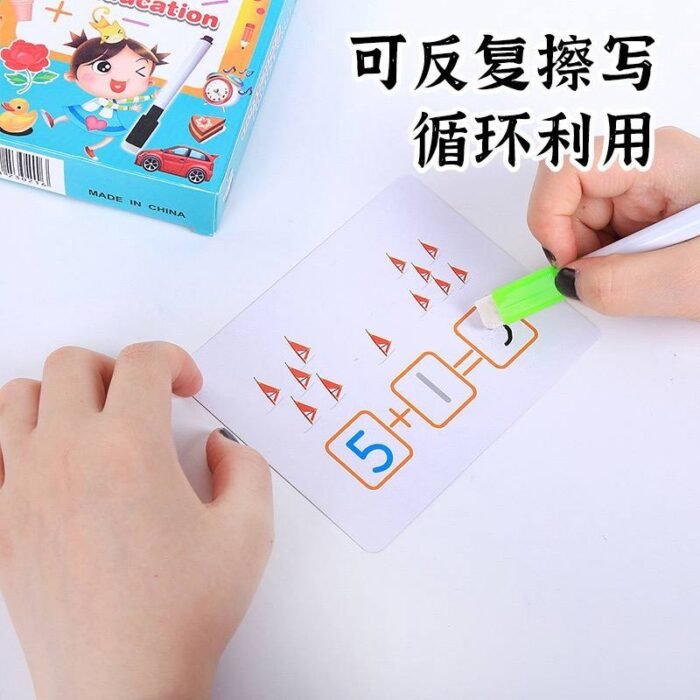 ALPHABET AND NUMBERS TRACING AND OBJECT IDENTIFICATION FLASH CARDS WITH ERASABLE PEN
ORDER - Image 5