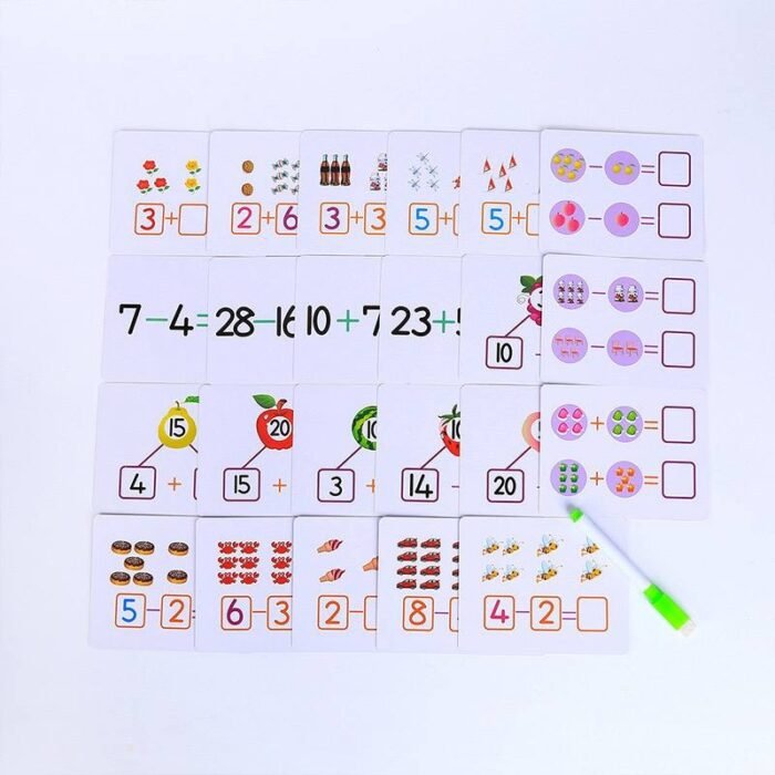 ALPHABET AND NUMBERS TRACING AND OBJECT IDENTIFICATION FLASH CARDS WITH ERASABLE PEN
ORDER - Image 6