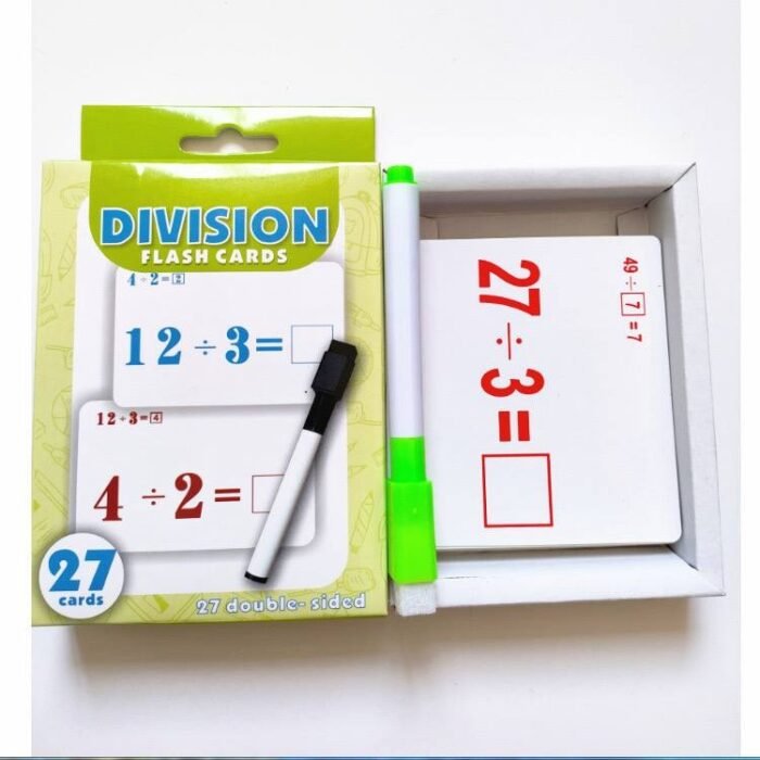 MATHEMATICS : KIDS LEARNING FLASH CARDS(26PC CARDS AND ERASABLE PENCIL) - Image 5