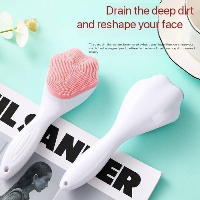 FACE EXFOLIATING CLEANSER BRUSH(Comes in a color box) - Image 2