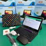 SAIL AIR NOTE BOOK B22
5G 2SLIM SLOT/WIFI ENABLED 16GB+512GB ANDROID 13
10.1inch True gone IPS Eye protection screen 360 Rotating Hoister 
WITH FREE BLUETOOTH KEYPAD,LEATHER CASE,MOUSE,TOUCH PEN,3D GLASS,OT CONVERTER,TYPE C AND CHARGER 
10,000mah battery TABLET OR IPAD - Image 3