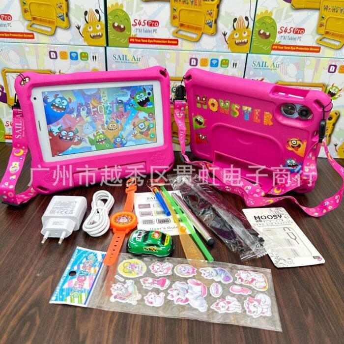 SAIL AIR S45pro SIM + WIFI 
8GB+256GB ANDROID 15
 7INCH IPS UNBREAKABLE SCREEN TYPE C CABLE&CHARGER
WITH TOUCH PEN,3D GLASSES,EVA CASE,SHOULDER STRAPS AND GIFT ITEMS TABLET - Image 4