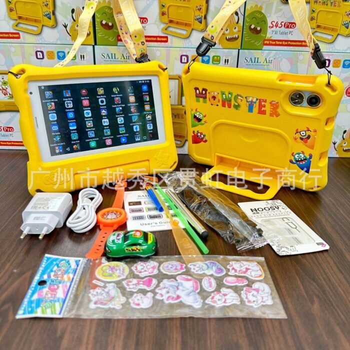 SAIL AIR S45pro SIM + WIFI 
8GB+256GB ANDROID 15
 7INCH IPS UNBREAKABLE SCREEN TYPE C CABLE&CHARGER
WITH TOUCH PEN,3D GLASSES,EVA CASE,SHOULDER STRAPS AND GIFT ITEMS TABLET - Image 7