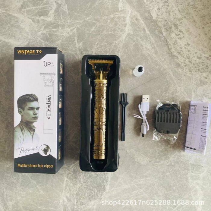 QUALITY UPGRADED T9 VINTAGE RECHARGEABLE CORDLESS CLIPPER (This is the upgraded version) - Image 3