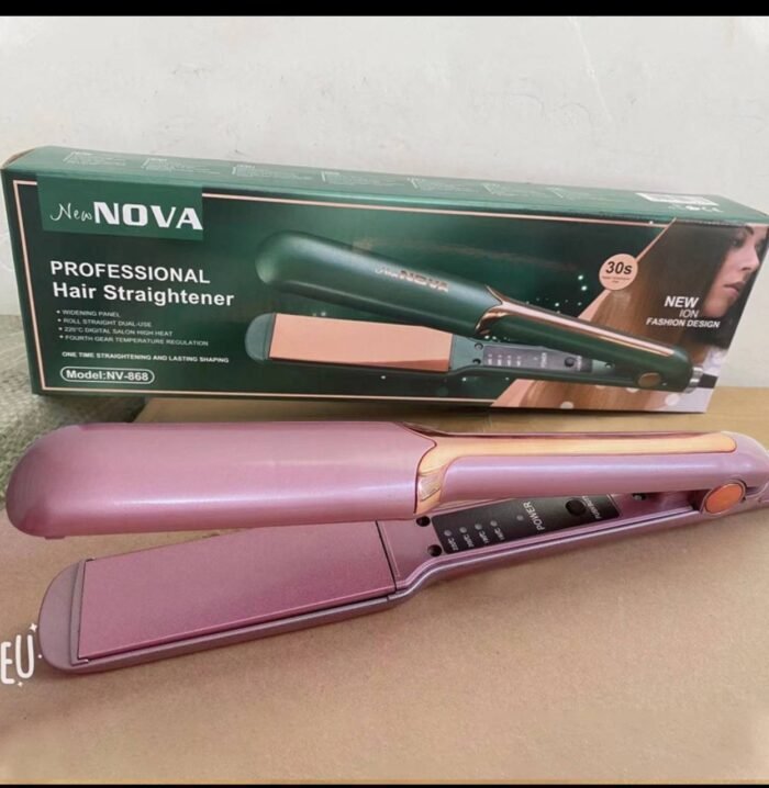 NEW ASNOVA PROFESSIONAL QUALITY HAIR STRAIGHTENER WITH WIDER PLATE - Image 7