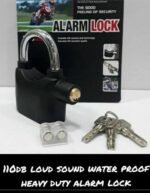 ANTI THEFT ALARM PADLOCK WITH 3 KEY MODEL AND SPARE BATTERY(Iron steel enclosure) - Image 4