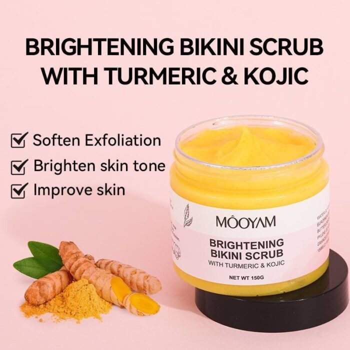 (ON SALES) BRIGHTENING BIKINI SCRUB WITH TURMERIC AND KOJIC - Image 2