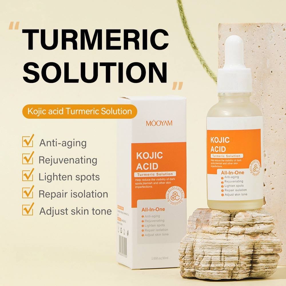 img_1620 (ON SALES) KOJIC ACID AND TURMERIC SOLUTION
(Anti aging,Rejuvenating,Lightening spot,Repair isolation and Adjust skin tone)30ml - Image 1