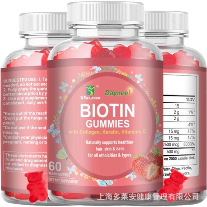 BIOTIN GUMMIES(With collagen keratin and vitamin c) - Image 2
