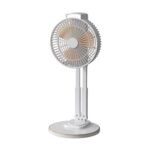 L-R 2028 STRONG QUALITY FOLDABLE AND 360 DEGREE ROTATING RECHARGEABLE TABLE FAN WITH LED LIGHT - Image 3