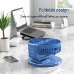 L-R 2028 STRONG QUALITY FOLDABLE AND 360 DEGREE ROTATING RECHARGEABLE TABLE FAN WITH LED LIGHT - Image 4