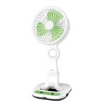 KC-7900 STRONG QUALITY FOLDABLE RECHARGEABLE TABLE FAN WITH LED LIGHT - Image 2