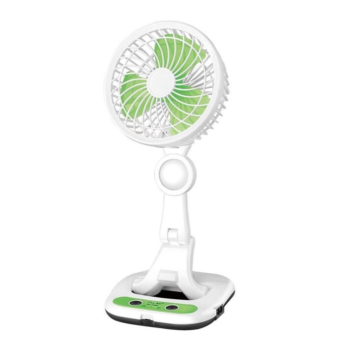 KC-7900 STRONG QUALITY FOLDABLE RECHARGEABLE TABLE FAN WITH LED LIGHT - Image 2