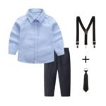 DIEGO KIDS SHIRT,TROUSER,TIE AND SUSPENDER - Image 2