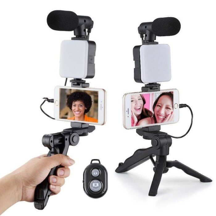 SMARTPHONE MINI VLOG AY-49 VIDEO MAKING KIT+ FREE REMOTE - Image 2