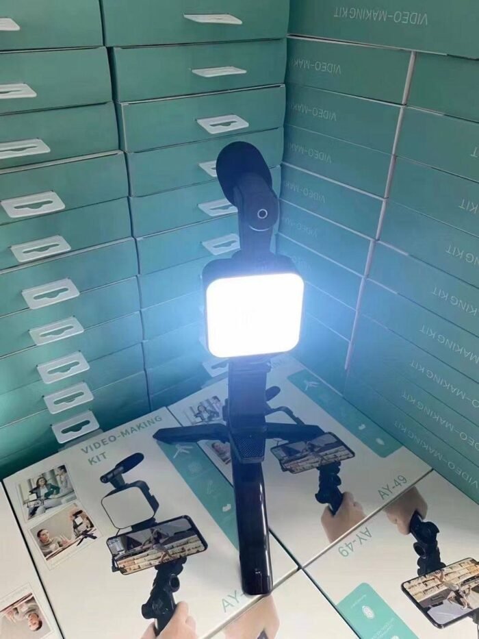 SMARTPHONE MINI VLOG AY-49 VIDEO MAKING KIT+ FREE REMOTE - Image 5