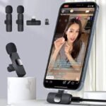 K9 WIRELESS LAPEL MICROPHONE 

Comes with  Type C + Android + Iphone Adapter and 2 or Double Microphone (For all phone type)