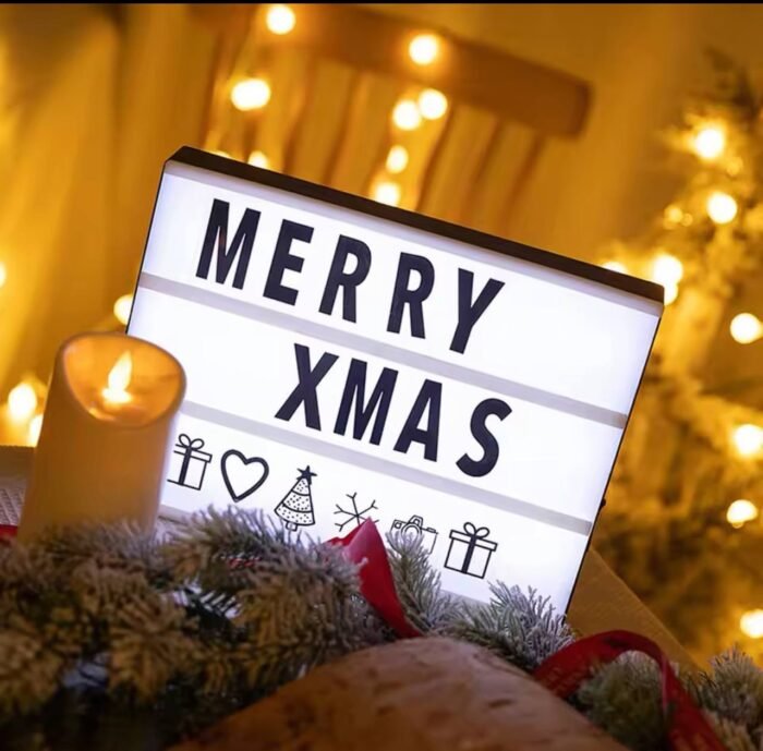 (ON SALES) MESSAGE LIGHT BOX(COMES WITH 96 BLACK LETTERS AND EMOJI

📌BATTERY OR USB CHARGING

📌FOR COUNTDOWNS,MESSAGES OR REMINDERS,HOME DECOR


📌PERFECT FOR PARTIES,SUPER BRIGHT LEDS,FREE STAND OR WALL MOUNT - Image 4