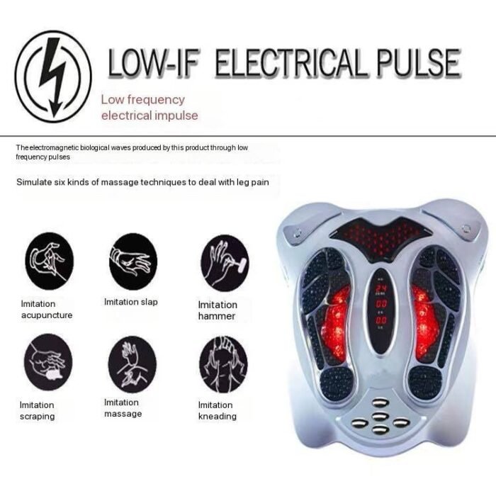 ELECTROMAGNETIC FOOT MASSAGER WAVE PULSE CIRCULATION MASSAGE MACHINE/PHYSIOTHERAPEUTIC DEVICE(Comes with the pad and remote) - Image 3