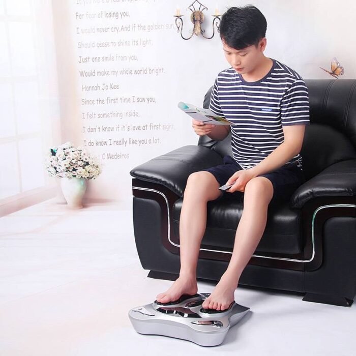 ELECTROMAGNETIC FOOT MASSAGER WAVE PULSE CIRCULATION MASSAGE MACHINE/PHYSIOTHERAPEUTIC DEVICE(Comes with the pad and remote) - Image 5
