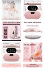 RECHARGEABLE MENSTRUATION CRAMP HEATING AND VIBRATING SOOTHING BELT/MASSAGER - Image 5