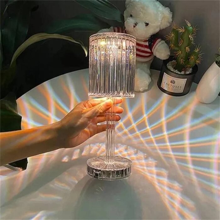 BIG SIZE RECHARGEABLE DIAMOND CRYSTAL RGB MULTI COLORED TABLE BED SIDE LAMP WITH REMOTE DESIGN 1


✔️Touch Switch 
✔️ All - Match Style 
✔️ Multicolour (plain & RGB lighting)
✔️16 Different colors - Image 4