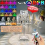 BIG SIZE RECHARGEABLE DIAMOND CRYSTAL RGB MULTI COLORED TABLE BED SIDE LAMP WITH REMOTE DESIGN 2

✔️Touch Switch 
✔️ All - Match Style 
✔️ Multicolour (plain & RGB lighting)
✔️16 Different colors