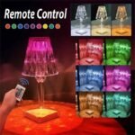 BIG SIZE RECHARGEABLE DIAMOND CRYSTAL RGB MULTI COLORED TABLE BED SIDE LAMP WITH REMOTE DESIGN 2

✔️Touch Switch 
✔️ All - Match Style 
✔️ Multicolour (plain & RGB lighting)
✔️16 Different colors - Image 2